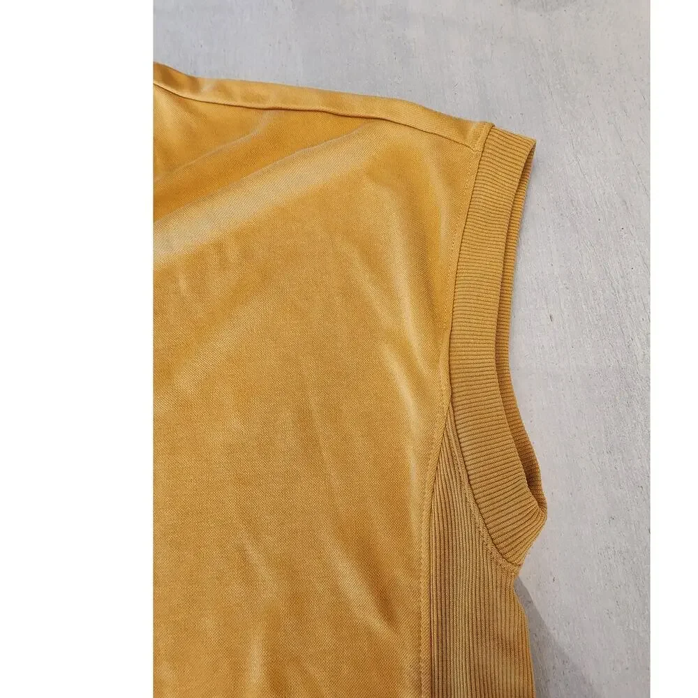 Lou & Grey Women's V-Neck Pocket Dress Sunflower Yellow Summer - Picture 7 of 13